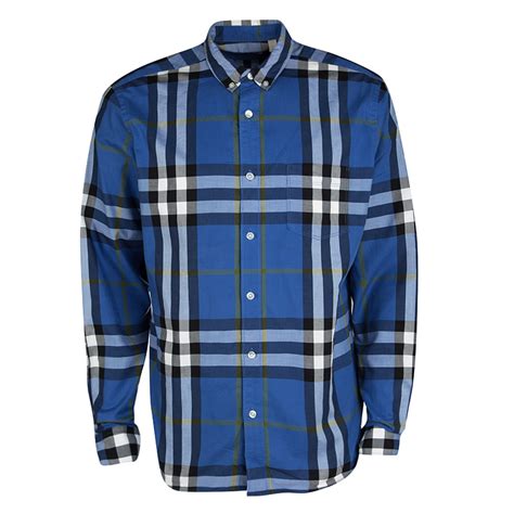 burberry blue shirt